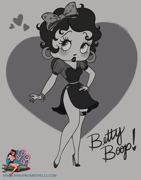 Pinup Bombshells (@PinupBombshells) | Twitter Betty Boop Tattoos, Betty Boop Classic, Betty Boop Quotes, Animated Cartoon Characters, Black Betty Boop, Betty Boop Art, Betty Boop Cartoon, Betty Boop Pictures, Black Betty