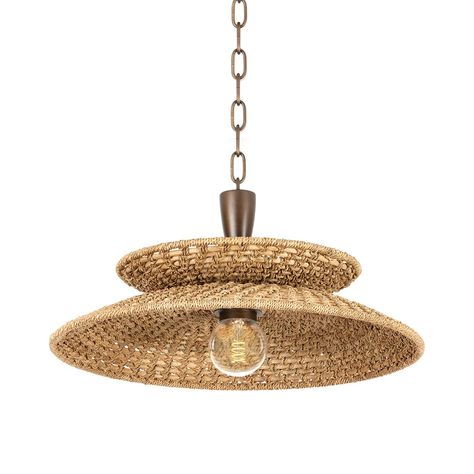 Landry by Troy Lighting Abaca Fiber, Coastal Pendant, Lantern Post, Troy Lighting, Table Lamps For Bedroom, Open Weave, Picture Light, Visual Effects, Ceiling Light Fixtures