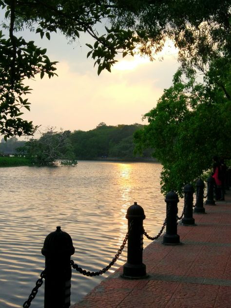 Dhakuria lake / Kolkata ❤️ Bong Aesthetic, Kolkata Aesthetic, North Kolkata, Bengali Aesthetic, Bengali Culture, City Life Photography, India Travel Places, Lake Garden, Lake Photography