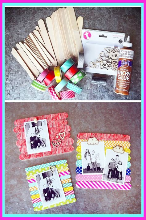 Easy gifts for dad kids can make - fathers day gifts from kids and Father's Day crafts for kids Interests List, Easy Diy Gifts For Mom, Gifts For Mom From Kids, Cadre Photo Diy, Diy Gifts To Make, Anniversaire Diy, Handmade Gifts Diy, Diy Gifts For Mom, Diy Father's Day Gifts