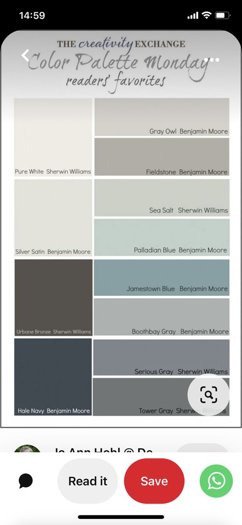 Benjamin Moore Sea Salt, Urbane Bronze Sherwin Williams, Pure White Sherwin Williams, Palladian Blue Benjamin Moore, Hale Navy Benjamin Moore, Urbane Bronze, Navy Houses, Palladian Blue, Sea Salt Sherwin Williams