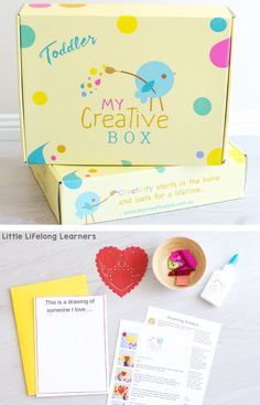 Gift Ideas For Toddlers, Arts And Crafts Box, Kids Craft Box, Kids Gift Ideas, Kids Packaging, Craft Box Subscription, Craft Boxes, Subscriptions For Kids, Subscription Boxes For Kids