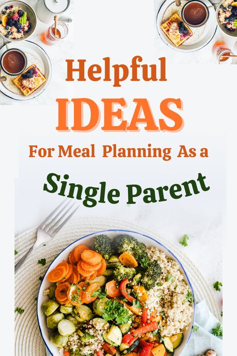 Meal planning is daunting for a single parent or a busy mom. I’ve been trying to provide sit-down dinners every evening for years, and it finally dawned on me: This isn’t working.  It isn’t working because my circumstances are different now.  Now, I’m a single mom, working from home and homeschooling. That alone is exhausting, but planning a dinner and cleaning up every night hasn’t been sustainable.  I’ve decided to change the way I handle family meals. Single Mom Meal Planning, Busy Mom Meal Plan, Single Mom Meals, Single Meals Cooking For One, Easy Evening Meals, Meal Planning Calendar, Mom Working, 3 Course Meals, Single Parents