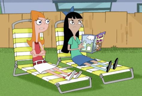 Stacey Phineas And Ferb, Candace And Jeremy, Iconic Duos, Phineas Y Ferb, Duo Halloween Costumes, Phineas And Ferb, In Another Life, Best Friends Forever, Love Languages