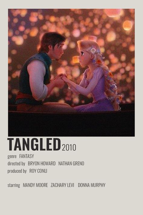 Tangled Polaroid, Indie Movie Posters, Tangled 2010, Disney Movie Posters, Minimalist Music, Beau Film, Most Paused Movie Scenes, Iconic Movie Posters, Movie Card