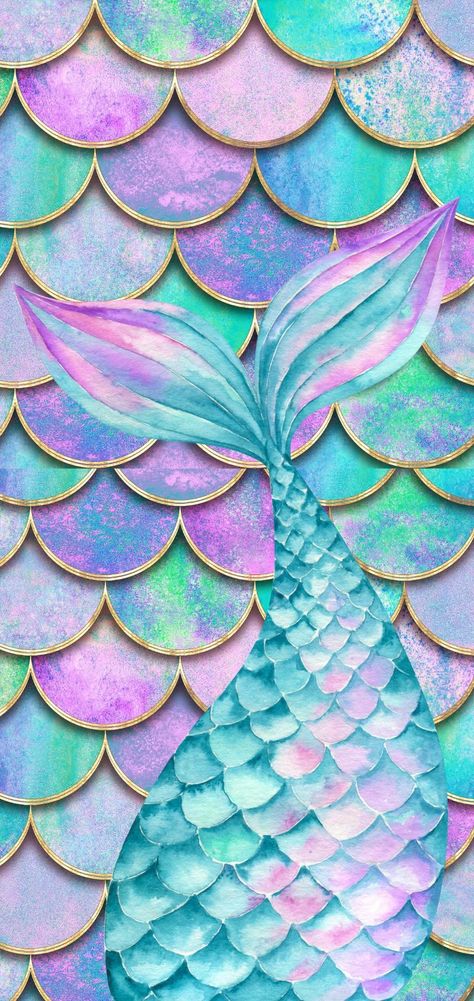 Mermaid Tail Wallpaper, Mermaid Background, Book Cover Design Template, Mermaid Pattern, Mermaid Tail, 8th Birthday, Cellphone Wallpaper, Book Cover Design, Design Template