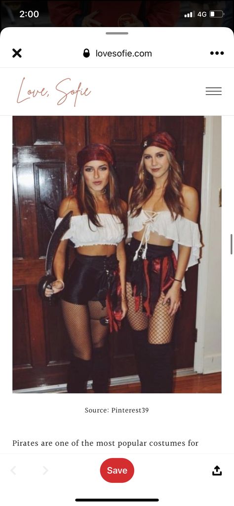 Houseparty Outfits, Pirate Costumes, Bff Halloween Costumes, Pirate Halloween Costumes, Halloween Coustumes, Pirate Halloween, Fest Outfits, Holloween Costume, Halloween Tattoo