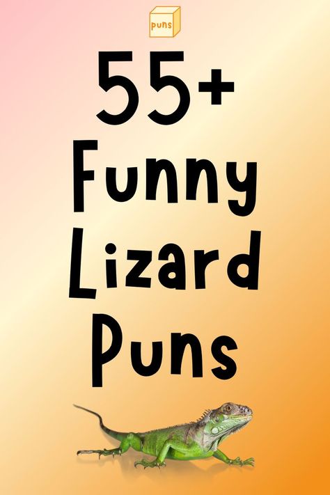 Lizards are reptiles with thousands of species. Some are pets, while others are in the wild. Read the best lizard puns for your next encounter. Funny Lizards, Pet Lizards, Cute Lizard, Pet Signs, Jokes For Kids, Lizards, Funny Puns, In The Wild, Puns