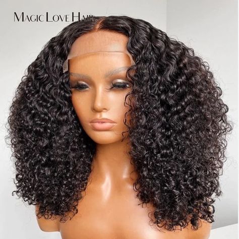 Magic Love Lace Front Wig Natural Curly Human Hair Wig Brazilian Remy Hair Jerry Curl Wig 180 Density Lace Front Human Hair Wigs|Human Hair Lace Wigs| - AliExpress Jerry Curls Frontal Wig, Short Jerry Curl Wig, Pixie Curls Wig, Curly Headband Wig, Jerry Curly Wig, Headband Curly Wig, Jerry Curl, Brazilian Remy Hair, Curly Human Hair Wig