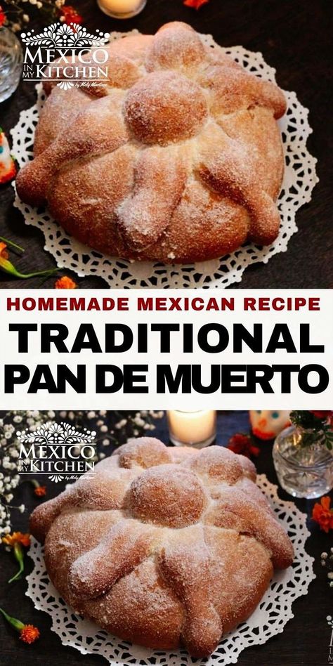 Bread Of The Dead Recipe, Day Of The Dead Bread Recipe, Chocolate Tamales, Dead Bread Recipe, Bread Of The Dead, Day Of The Dead Altar, Bone Decorations, Real Mexican Food, Mexican Sweet Breads