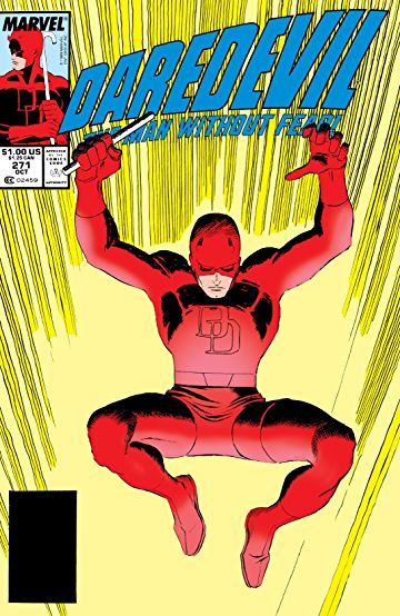 Daredevil #271 Al Williamson, Daredevil Art, Terror Art, Daredevil Comic, John Romita Jr, Marvel Daredevil, Comic Store, Comic Shop, Superhero Comics