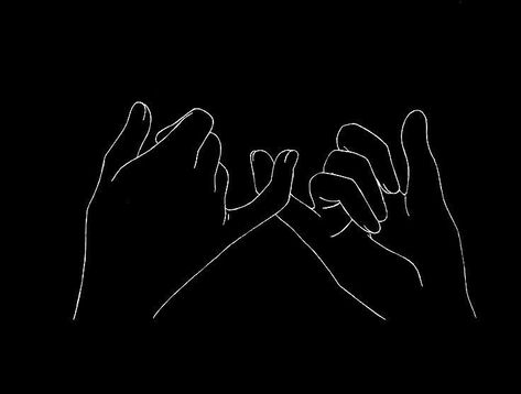 The Number 13, Number 13, Pinky Promise, Black Aesthetic Wallpaper, Tumblr Wallpaper, Start A Blog, Hand Art, Line Art Drawings, Dark Wallpaper