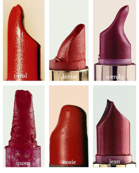 Stacy Greene Lipstick Series 💄 NYC 1992-1993 A series of close-ups of used lipsticks Titled with the name of the owner of the lipstick 💋 Tag yourself 🏷️ I’m def a Linda #beauty #lipstickswatch #lipstickaddict #editorialmakeup #editorial #stacygreene #nyc #lipsticks #beautyeditorial #beautyeditorial #tagyourselfmeme #tagyourfriends 2000s Lipstick, Lipstick Photography, Tag Yourself Meme, Tag Yourself, Fever Dream, Lipstick Stain, Grey Goose, Cleaning Gadgets, Lipstick Swatches