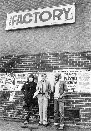 An iconic image. Factory runs through the veins of the city. It's provided or influenced the soundtrack to the city, from the bands -  Joy Division, New Order, ACR, Durutti Column, Happy Mondays, Northside, James and OMD; to the Hacienda, Dry Bar, the film '24 Hour Party People'; and the current club FAC251 in the old Factory Records HQ. Peter Saville, Factory Records, Herb Lubalin, Ian Curtis, Happy Mondays, Salford, Joy Division, Greater Manchester, The Factory