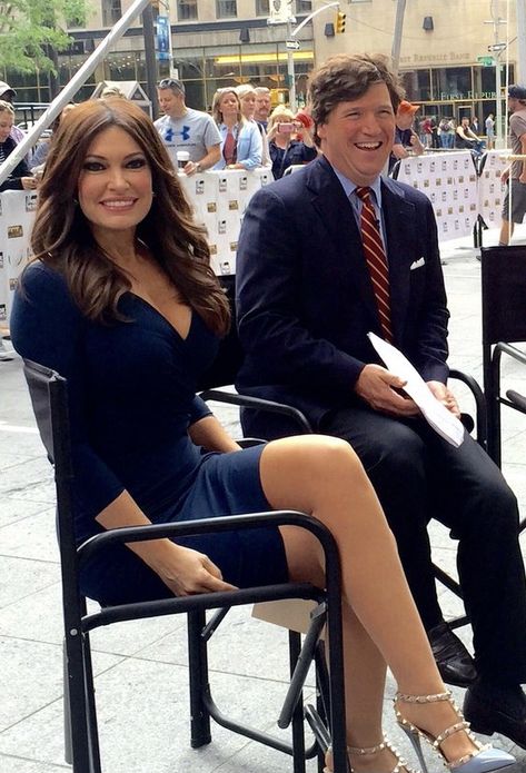 Andrea Tantaros, Kimberly Guilfoyle, Kimberly Ann, Pantyhose Heels, Dress With Stockings, Lovely Legs, Well Dressed, Work Outfit, Celebrities