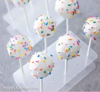 Cake Pops With Sprinkles, Perfect Cake Pops, Pumpkin Cake Pops, Sprinkles Birthday Party, White Cake Pops, Sprinkle Shower, White Cake Recipe, Birthday Cake Pops, Sprinkle Party