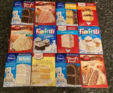 Vanilla Cake Mix Recipes, Funfetti Cake Mix Recipes, Funfetti Oreo, Oreo Box, Summer Desserts For A Crowd, Desserts Easy No Bake, Doctored Cake Mix Recipes, Cake Mix Doctor, Cake Mix Cupcakes