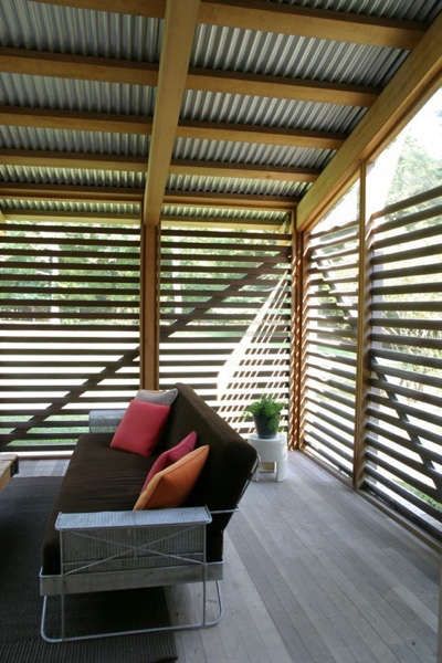 Scott Porter, Ny House, Privacy Screening, Alex Scott, Pergola Pictures, Outdoor Structure, Wooden Pergola, Patio Roof, Tin Roof