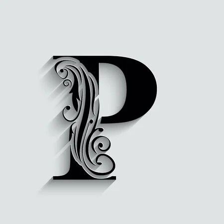 Beast Logo, P Alphabet, Alphabet Decor, P Design, S Letter Images, Realistic Tattoo Sleeve, Stencil Ideas, Alphabet Images, Navratri Images