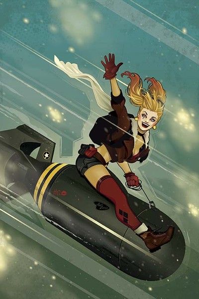 Dc Comics Bombshells, Dc Bombshells, Der Joker, Harley Joker, Gotham City Sirens, Harley Quinn Comic, Gotham Girls, Harleen Quinzel, Joker Harley Quinn