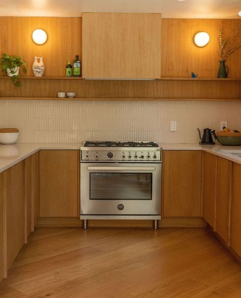 Fireclay Tile (@fireclaytile) • Instagram photos and videos Glossy Backsplash, Modern Organic Kitchen, Modern Kitchen Backsplash, Organic Kitchen, Fireclay Tile, Resilient Flooring, Luxury Vinyl Plank Flooring, A Breath Of Fresh Air, Modern Organic