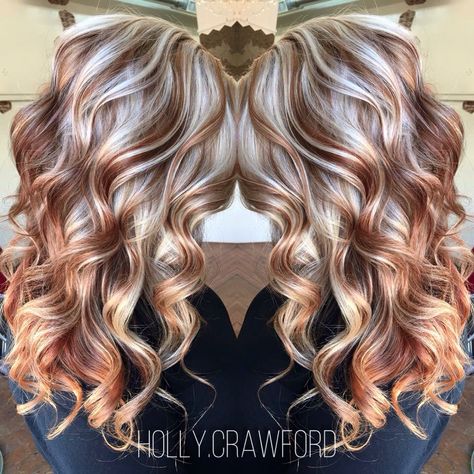 Love the curls Storm Hair, Hair Highlights And Lowlights, Red Highlights, Pinterest Hair, Hair Color Highlights, Amazing Hair, Hair Color And Cut, Hair Color Balayage, Hair Inspiration Color