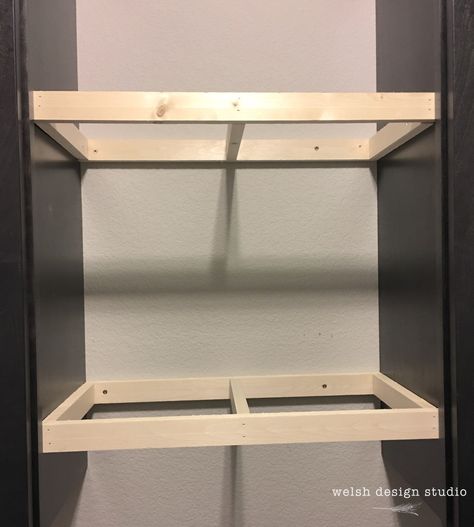 diy floating shelves laundry room Floating Shelves Tv, Diy Floating Shelves, Laundry Room Storage Shelves, Floating Shelves Bedroom, Small Laundry Room Organization, Floating Shelves Living Room, Room Storage Diy, Shelves Diy, Rustic Floating Shelves