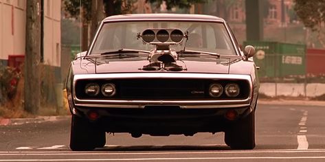 That V-8 rumble you remember so fondly from the original Fast and Furious? It wasn't coming from the car. Doms Charger, Marvel Ultimate Alliance, Futuristic Motorcycle, Tv Horror, His Dark Materials, The Furious, Vin Diesel, Nissan Skyline, Front End