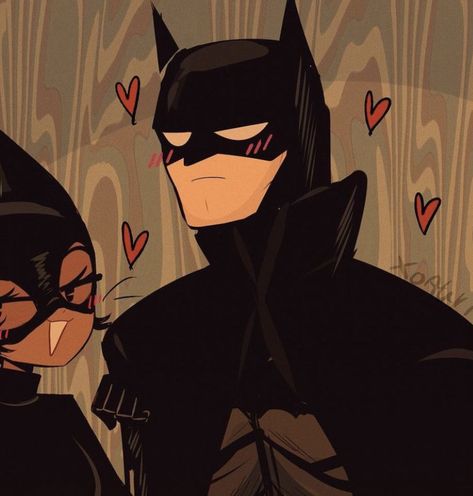 Batman And Catwoman, Cartoon Profile, Cartoon Profile Pics, Profile Pics, Catwoman, Matching Pfp, Matching Icons, Hello Kitty, Batman