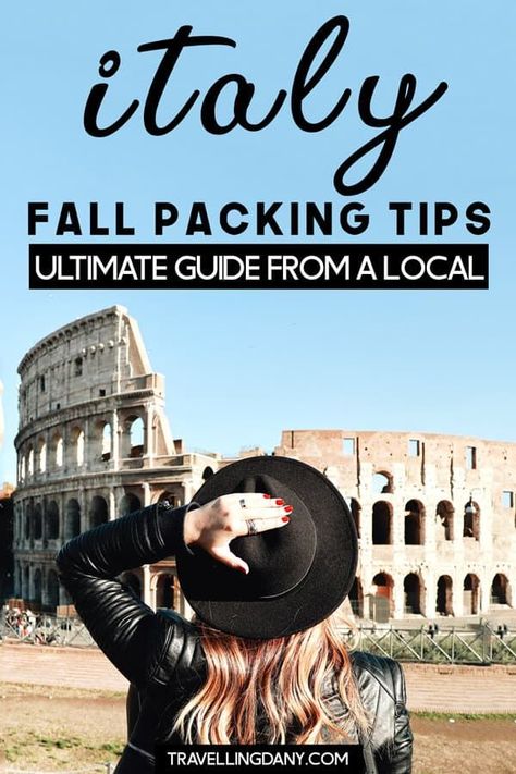 Autumn Packing List, Packing List For Italy, Pack Light For Travel, Italy In November, Italy Fall, Italy In October, Italy Packing List, Fall Packing, Italy Travel Outfit