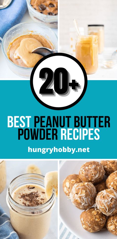 Butter Powder Recipes, Peanut Butter Powder Smoothie, Peanut Butter Powder Recipes, Pb2 Recipes, Protein Mug Cakes, Butter Powder, Peanut Powder, Peanut Butter Smoothie, Peanut Recipes