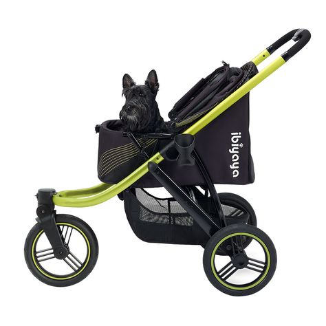 The Beast Pet Jogging Stroller, 3-Wheel All-Terrain Dog-Cat Pram with Double Breaks, Best Large Stroller for Running & Hiking - Ibiyaya Pet Products Running With Stroller, Cat Stroller, Jogger Stroller, Pet Strollers, Dog Stroller, Pet Stroller, Jogging Stroller, Afternoon Sun, Modern Pet