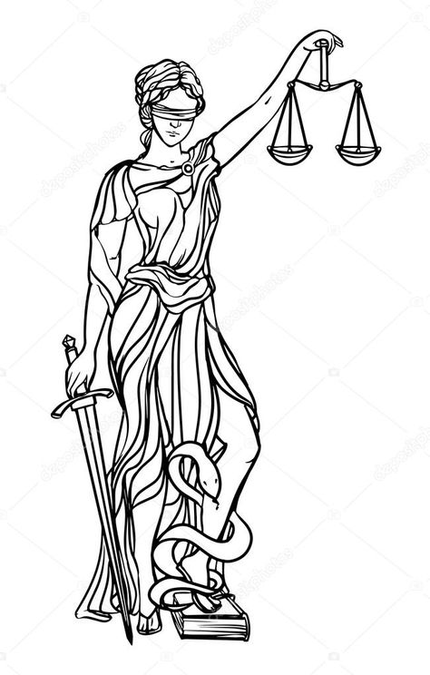 Hypatia Of Alexandria Tattoo, Justice Tattoo Men, Lady Justice Drawing, Themis Tattoo, Justice Drawing, Scales Of Justice Tattoo, Nemesis Tattoo, Lawyer Tattoo, Themis Goddess