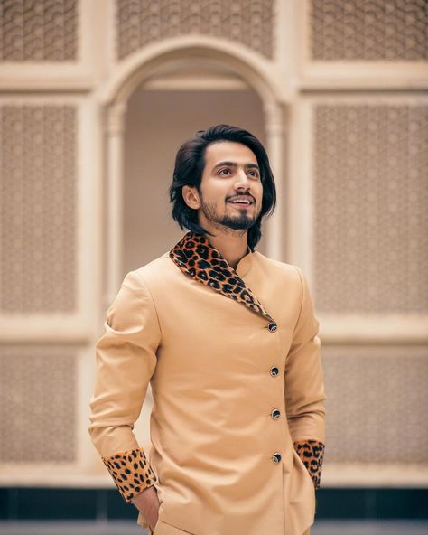 Hairstyle And Beard, Mr Faisu, Famous Indian Actors, Comb Over Haircut, Groom Dress Men, Beard Styles Short, Gents Kurta Design, Gents Kurta, Sherwani For Men