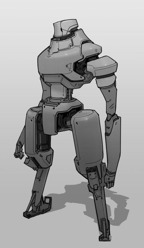 MECH, IL Kim on ArtStation at https://www.artstation.com/artwork/Z3BlX Mech Robot Concept, Fantasy Mech Art, Hardsurface Concept Art, Mech Concept Art Robots, Robotic Reference, Cute Robot Art, Mechs Art, Sci Fi Mech, Robot Reference