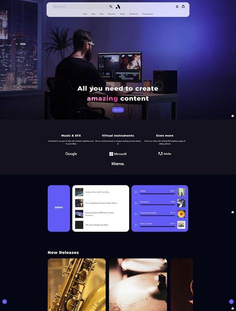 eCommerce Website Design: Gallery & Tech Inspiration with 2000+ Shops Tech Inspiration, Ecommerce Website Template, Ecommerce Website Design, Design Gallery, Ecommerce Website, Audio Video, Website Template, Website Design, Audio