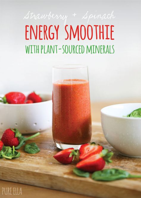 Esselstyn Recipes, Smoothie Photo, Cucumber Smoothie, Energy Smoothies, Nutribullet Recipes, Strawberry Spinach, Best Smoothie Recipes, Spinach Smoothie, Vegan Healthy