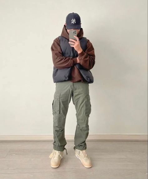 Mens Green Cargo Pants Outfit, Causal Mens Outfits, Green Cargo Outfit Men, Olive Green Cargo Outfit Men, Olive Green Cargo Pants Outfit Men, Olive Green Men Outfit, Army Pants Outfit Men, Olive Cargo Pants Outfit Men, Olive Green Outfit Men