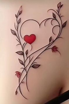 Feminine Heart Tattoos, Delicate Heart Tattoo Feminine, Sunflower Drawings, Folk Tattoo, Heart Flower Tattoo, Hawaiian Flower Tattoos, Hibiscus Flower Tattoos, Rare Tattoos, Tattoo Spots