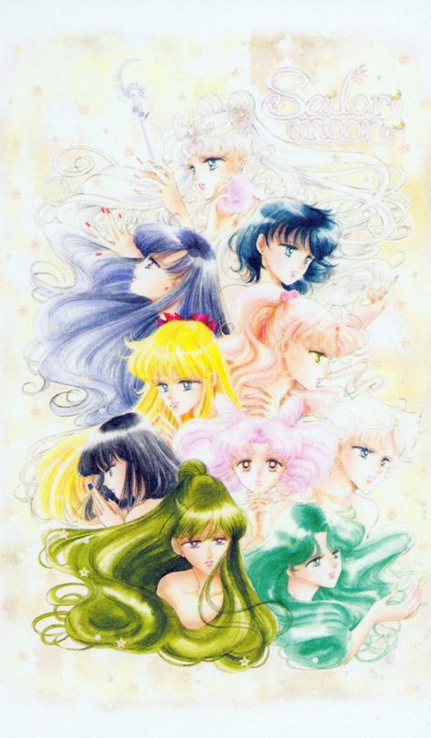 Sailor Scouts Sailor Moon Manga Art, Moon Museum, Sailor Moon Stuff, Sailor Moon Stars, Naoko Takeuchi, Minako Aino, Sailor Moon Aesthetic, Sailor Pluto, Princess Serenity