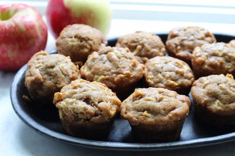 Mediterranean Muffins, Olive Oil Muffins, High Fiber Snacks, Fiber Snacks, Prebiotic Foods, Breakfast Ingredients, High In Fiber, An Apple A Day, Apple A Day