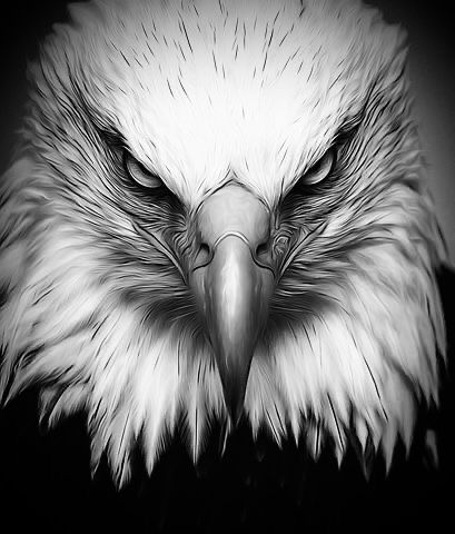 Angry Eagle Tattoo, Eagle Drawing Tattoo, Realistic Eagle Tattoo Design, Eagle Eyes Tattoo, Eagle Face Tattoo, Eagle Tattoo Ideas, Eagle Head Tattoo, Bald Eagle Tattoos, Eagle Face