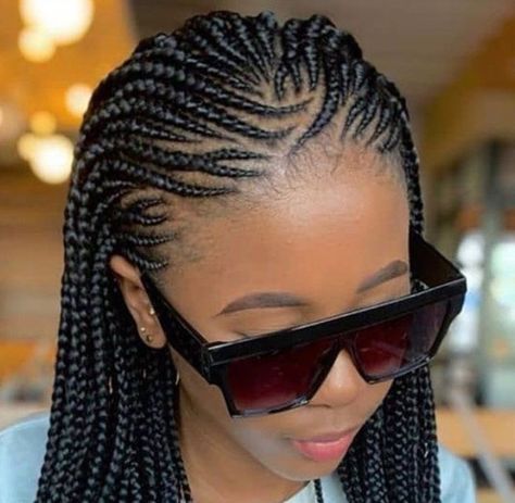 Corn Row, Cornrow Styles, Cornrows Natural Hair, Ghana Weaving, Lemonade Braids Hairstyles, Cornrows Braids For Black Women, Hairstyle Braids, Bob Braids Hairstyles, Lemonade Braids