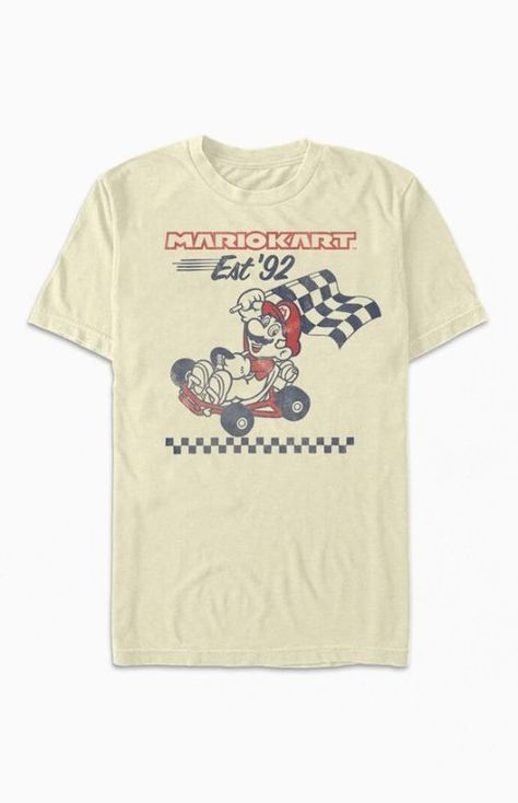 Retro Racing Mario Kart t shirt Retro Tee Shirts, Mens Vintage Tees, Grafic Tee Shirts, 80s Graphic Tees, Retro Shirts Vintage Graphic Tees, Men’s Graphic Tees, 90s Shirts Vintage, Vintage T-shirt, Graphic T Shirts Aesthetic