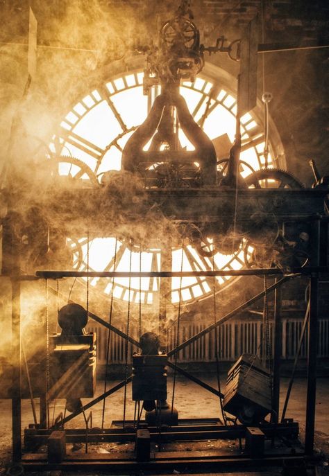 fear of time Robecca Steam Aesthetic, Clockwork Aesthetic, Steam Aesthetic, Steam Punk Aesthetic, Robecca Steam, Steampunk City, Abandoned Photography, Steampunk Artwork, Steampunk Aesthetic