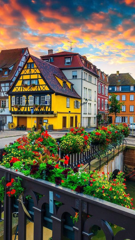 House Colours, Beautiful Landscape Photography, Dream Vacations Destinations, Boat Ride, Dream Travel Destinations, Colmar, Beautiful Places To Travel, Alsace, Beautiful Places To Visit