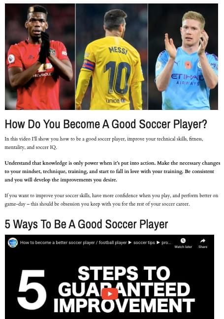 GET BETTER AT SOCCER FAST - https://bit.ly/3YlPS6d Are you ready to take your skills to the next level and become a top-level player? Whether you’re a beginner looking to improve or an experienced player looking to take your game to the next level, follow these methods to become a GOOD soccer player FAST - https://bit.ly/3YlPS6d Get Better At Soccer, Youth Club, Good Soccer Players, Soccer Tips, Muscle Memory, Friends Laughing, Soccer Skills, Scholarships For College, Soccer Games