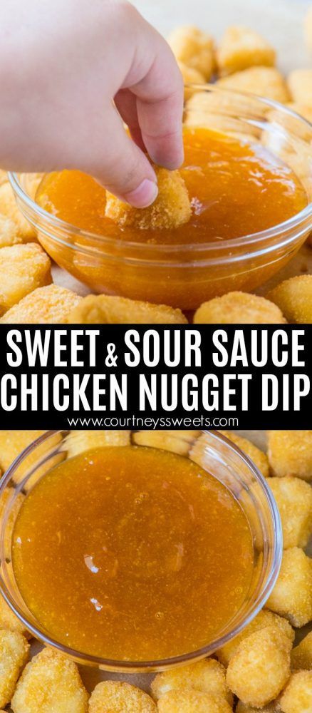 Nugget Dipping Sauce, Chicken Nugget Dipping Sauce, Chicken Nuggets Sauce, Dipping Sauce Recipes, Baked Sweet And Sour Chicken, Sweet N Sour Sauce Recipe, Easy Dipping Sauce, Dipping Sauces For Chicken, Homemade Chicken Nuggets