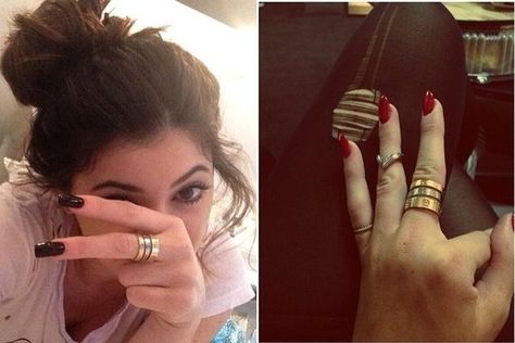 Kylie Jenner Cartier, Kylie Jenner Jewelry, Accessorize Jewellery, Piercing Tattoo, Cartier Ring, Aesthetic Photo, Kylie Jenner, Brandy Melville, Cartier