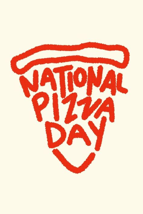 Pizza Project, National Pizza Day, Pizza Cupcakes, Pizza Branding, Logo Character, Pizza Day, I Love Pizza, National Holiday, Love Pizza